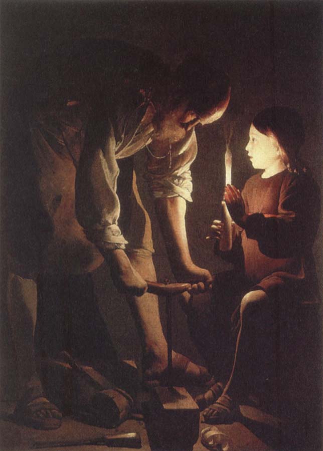 Young Christ with St.Joseph in the Capenter-s shop